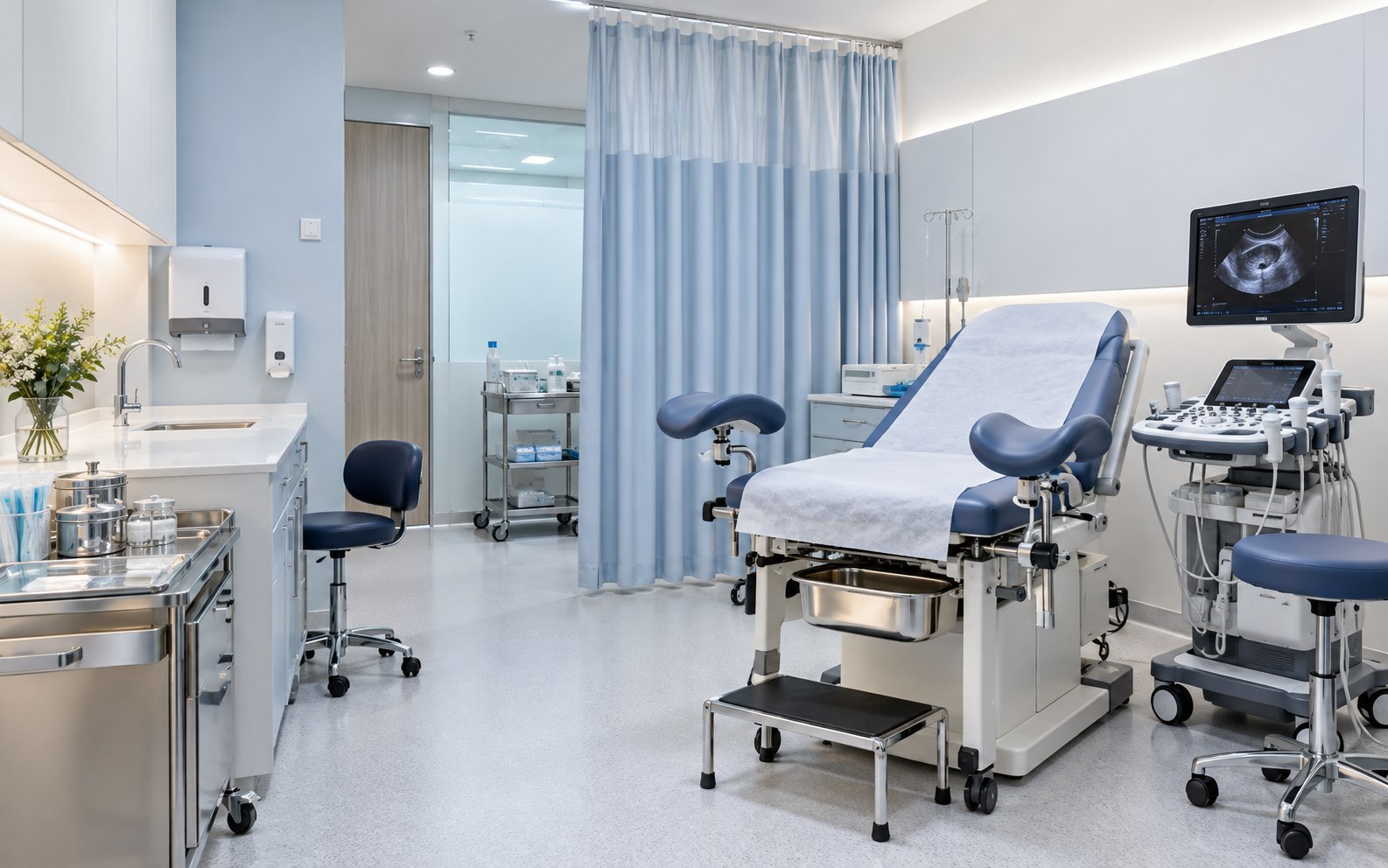 Phòng khám phụ khoa kín đáo với thiết bị hiện đại tại Bệnh viện Hồng Hà