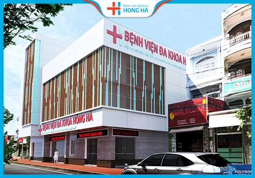 Tòa nhà Bệnh viện Đa khoa Hồng Hà tại 16 Nguyễn Như Đổ, Đống Đa, Hà Nội