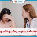 U nang buồng trứng có phải mổ không – Những trường hợp cần mổ