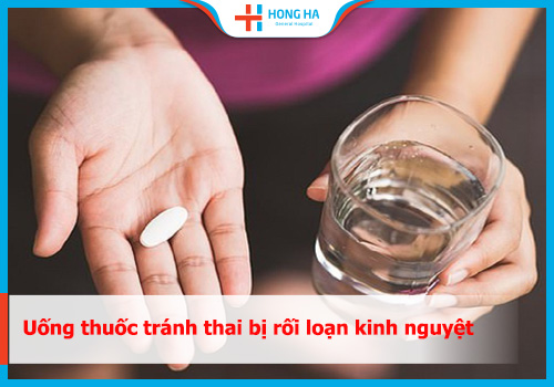 uống thuốc tránh thai bị rối loạn kinh nguyệt