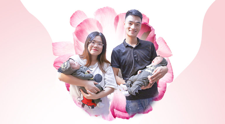 em bé nhà chị dung