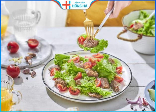 Salad thịt bò giảm cân