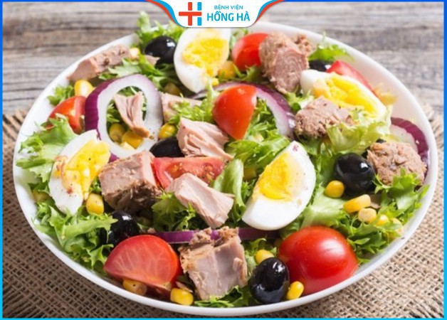 Salad cá ngừ giúp giảm béo hiệu quả